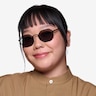 Rider Matte Black Aluminium-alloySunglass Frames for Women from EyeBuyDirect