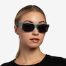 Game Blue PlasticSunglass Frames for Women from EyeBuyDirect