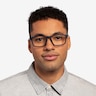 First Navy PlasticEyeglass Frames for Men from EyeBuyDirect