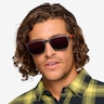 Kick Matte Blue Gray PlasticSunglass Frames for Men from EyeBuyDirect