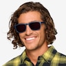 Kick Matte Black Orange PlastiqueSoleil de Lunette de vue pour Hommes d'EyeBuyDirect
