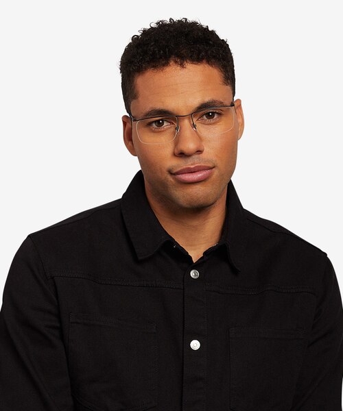Point Navy MetalEyeglass Frames for Men from EyeBuyDirect