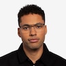 Huddle Gunmetal MétalMontures de lunettes de vue pour Hommes d'EyeBuyDirect