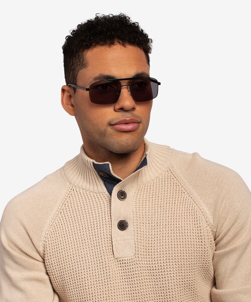 Punt Black Tortoise AcetateSunglass Frames for Men from EyeBuyDirect