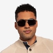 Punt Gunmetal Green AcetateSunglass Frames for Men from EyeBuyDirect