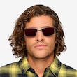 Yard Matte Gray Black MetalSunglass Frames for Men from EyeBuyDirect