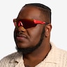 Tourney Red PlasticSunglass Frames for Men from EyeBuyDirect