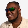 Match Black Red PlasticSunglass Frames for Men from EyeBuyDirect