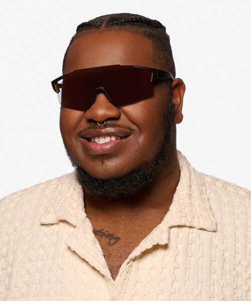 Combat Black PlasticSunglass Frames for Men from EyeBuyDirect