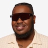 Combat Black PlasticSunglass Frames for Men from EyeBuyDirect