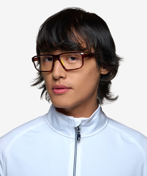 Core Tortoise PlasticEyeglass Frames for Men from EyeBuyDirect