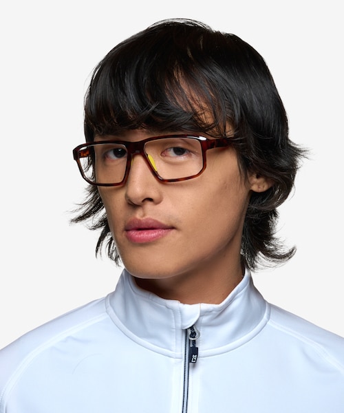 Core Tortoise PlasticEyeglass Frames for Men from EyeBuyDirect