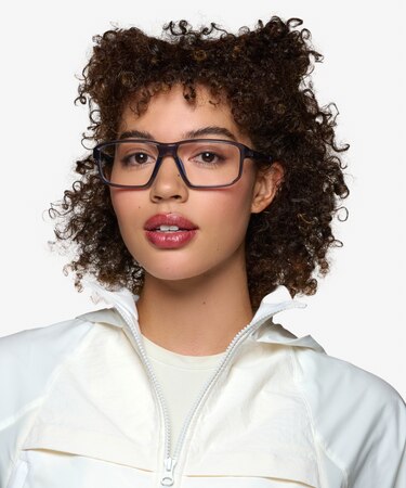 Clear Gray Core -  Plastic Eyeglasses