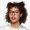 Core Clear Gray Eco-friendlyEyeglass Frames for Women from EyeBuyDirect