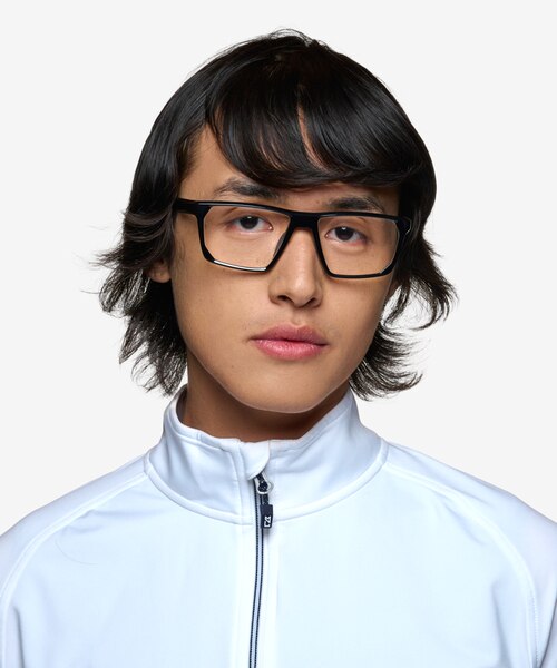 Bio Black PlasticEyeglass Frames for Men from EyeBuyDirect