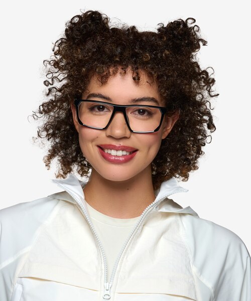 Bio Black PlasticEyeglass Frames for Women from EyeBuyDirect