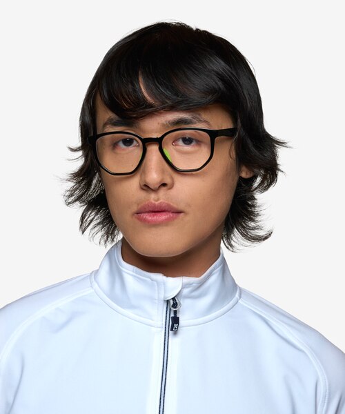 Atom Black Eco-friendlyEyeglass Frames for Men from EyeBuyDirect