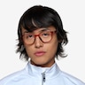 Atom Clear Orange Eco-friendlyEyeglass Frames for Men from EyeBuyDirect