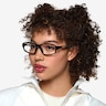 Matter Black Eco-friendlyEyeglass Frames for Women from EyeBuyDirect