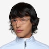Matter Clear Orange Eco-friendlyEyeglass Frames for Men from EyeBuyDirect