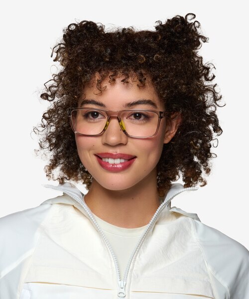Dual Clear Gray Eco-friendlyEyeglass Frames for Women from EyeBuyDirect