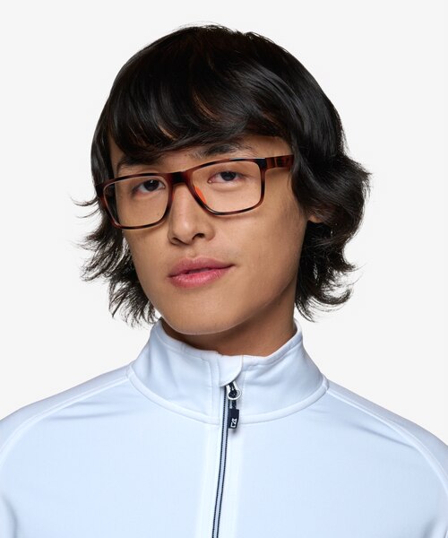 Dual Tortoise PlasticEyeglass Frames for Men from EyeBuyDirect