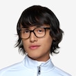 Oxygen Black PlasticEyeglass Frames for Men from EyeBuyDirect