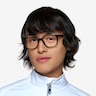 Oxygen Black Eco-friendlyEyeglass Frames for Men from EyeBuyDirect