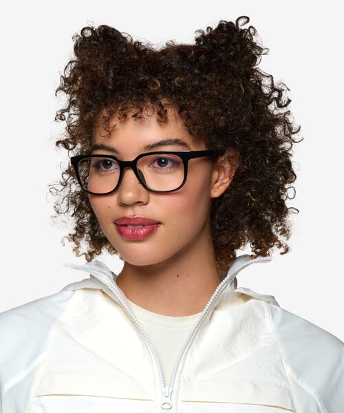 Oxygen Black Eco-friendlyEyeglass Frames for Women from EyeBuyDirect