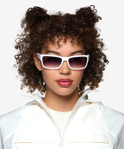 Ion White Eco-friendlySunglass Frames for Women from EyeBuyDirect