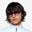 Geo Clear Gray PlasticSunglass Frames for Men from EyeBuyDirect