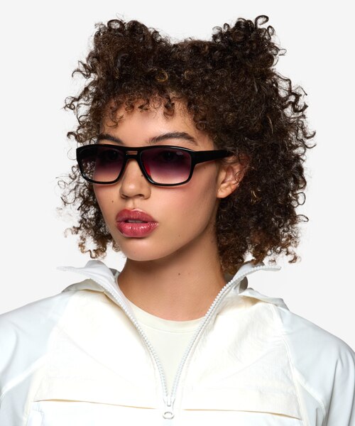 Joule Black Eco-friendlySunglass Frames for Women from EyeBuyDirect