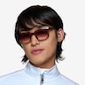 Pillar Tortoise PlasticSunglass Frames for Men from EyeBuyDirect