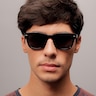 Lomov Black PlasticSunglass Frames for Men from EyeBuyDirect