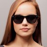 Lomov Black PlasticSunglass Frames for Women from EyeBuyDirect
