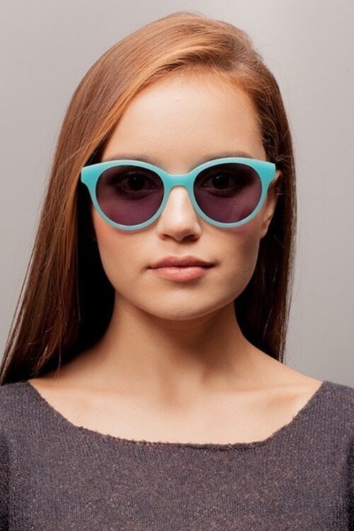 Angie Blue AcetateSunglass Frames for Women from EyeBuyDirect