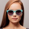 Angie Blue AcetateSunglass Frames for Women from EyeBuyDirect