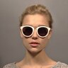 Milano White AcetateSunglass Frames for Women from EyeBuyDirect