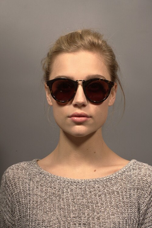 Milano Brown & Tortoise AcetateSunglass Frames for Women from EyeBuyDirect