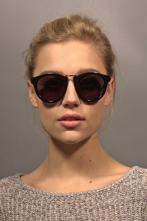 Milano Black AcetateSunglass Frames for Women from EyeBuyDirect