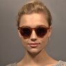 Newport Brown & Strip AcetateSunglass Frames for Women from EyeBuyDirect