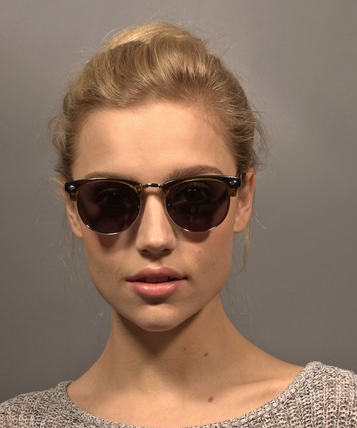 The Hamptons Brown Golden Acetate, MetalSunglass Frames for Women from EyeBuyDirect