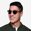 The Hamptons Golden Tortoise Acetate, MetalSunglass Frames for Men from EyeBuyDirect