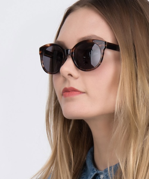 Matilda Brown & Tortoise AcetateSunglass Frames for Women from EyeBuyDirect