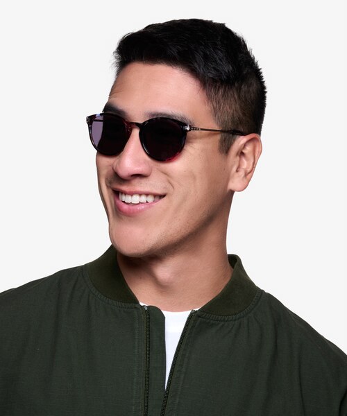 Monroe Pink & Floral Plastic-metalSunglass Frames for Men from EyeBuyDirect