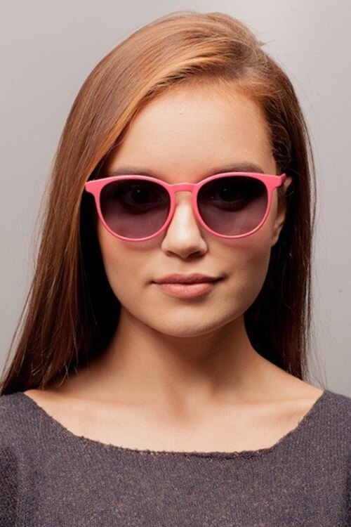 Deja Vu Pink PlasticSunglass Frames for Women from EyeBuyDirect