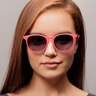 Deja Vu Pink PlasticSunglass Frames for Women from EyeBuyDirect