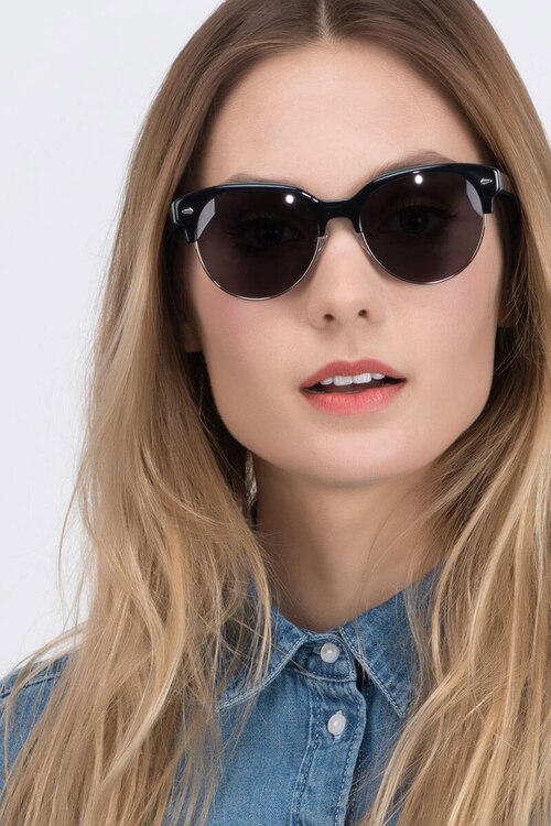 Carven Black PlasticSunglass Frames for Women from EyeBuyDirect