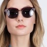 Simone Red PlasticSunglass Frames for Women from EyeBuyDirect