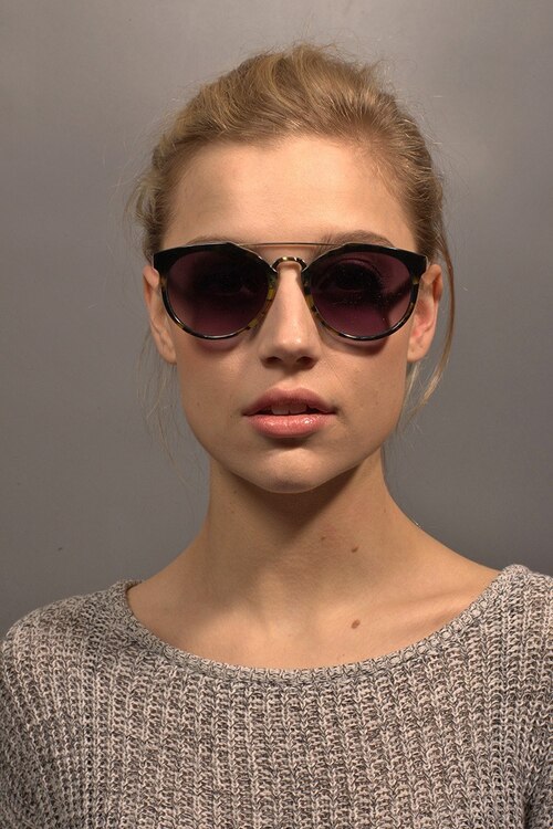 Paloma Blue & Tortoise PlasticSunglass Frames for Women from EyeBuyDirect